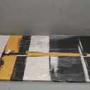Black Yellow Abstract Wall Art Prints For Bedroom Home Wall Decor 20"x40"