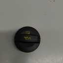 Tecledsn Car Engine Oil Filler Cap Cover with Pattern Identification, Engine Oil Fill Cap, Car Fuel Cap, 06K103485A Tightly Fitting Replacement Part Car Oil Cap Replacement for V-W Audi