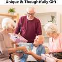 Gabzart Squirrel Wind Chimes for Outside/Indoors, Squirrel Gifts for Women Mom Grandma, Aluminum Tubes Windchimes S Hook, 37" Wind Chime Hanging Decor for Home Patio Garden Porch Yard (Black-Squirrel)