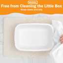 Cat Litter Box Liners 30 Count, 37" x 18" Jumbo Cat Litter Bags with Drawstring, XL Heavy Duty Litter Pan Liners, Litter Box Liners Tear Leak Resistant for Pet Supplies Simple Access