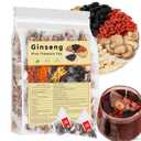 Kidney Tea Formula Ginseng Six Treasures Tea Bags, 25 bags, Traditional Chinese Herbal Kidney Cleanse Teabag Suitable for Men and Women, 6 Precious Ingredients Formula, Expiry: 24 DEC 2026