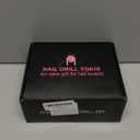 40000RPM Electric Nail File Drill Professional Kit, Drill Machine with LCD Display, Manicure Pedicure Polishing Acrylic Gel Nail Grinder for Salon, Home Use (Pink)