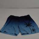No Brand Men Swim Trunks with Compresssion Liner 7 Inch Inseam Board Shorts Bathing Suit with Zipper Pockets L