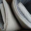 ZonLi Japanese Floor Mattress Futon Mattress Queen Size, Thicken Roll Up Tatami Mat 100% Cotton Washable Cover, Portable & Foldable Floor Bed Mattress for Sleeping, Dormitory, Adult Kids, Grey (Queen (80"L x 60"W x 2.5"Th))