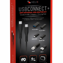 Helix Includes 6 USB-C Adapters + Carrying Case