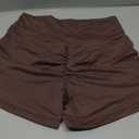 Womens Butterlift High Waist Scrunch Butt Biker Shorts 3 Inches No Front Seam Workout Yoga Gym Booty Shorts (Medium, Coffee)