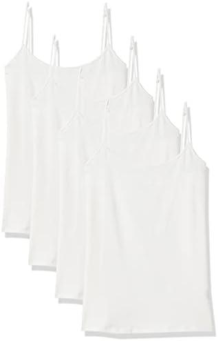 Amazon Essentials Women's Slim-Fit Camisole, Pack of 4 Size S