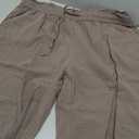 TARSE Womens Linen Wide Leg Pants Casual Loose Drawstring Summer Beach Travel Vacation Palazzo Harem Pants with Pockets (X-Large)