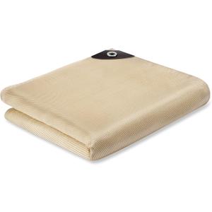 Fiberglass Welding Blanket 6x8 ft - 1022 F High Temp Insulation Blanket, 850 GSM Heavy Duty Fire Resistant Blankets, Heat Resistant Fabric for Industrial, Smoker, Camping, Grill