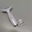 7 Color Galvanic Machines - Red Light Therapy for Face and Neck, Face Massager Tool for Wrinkles, Double Chin, Vibrating Facial Massager with Thermals, White