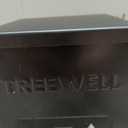 TREEWELL 150W Low Voltage Landscape Transformer, Outdoor Landscape Lighting Transformer with Photocell Sensor & Timer, 120V AC to 12V/ 15V AC, Stainless Steel Waterproof Transformer, Black, ETL Listed