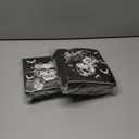2 x 100Pcs Halloween Paper Napkin Skull Rose Crow Disposable Luncheon Napkin Double-Sided White Black Dinner Napkin for Home Party Table Decor