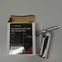 Thorstone Mini Grease Gun, 3oz One Handed Operation Push-Type with Needle Nozzle for Lawn Mower, Air Tool, Bicycle.