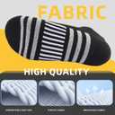 6-Pack Men'S Padded Ankle Socks size 8-11 - Low-Top Athletic Socks, Functional Comfort, Sweat-Wicking With Cushion