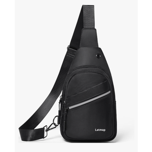 7L Sling Bag For Women Men Backpack Fanny Pack Crossbody Chest Travel Shoulder Belt Bags Purse Handbag PU Leather