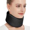 Soft Neck Brace Universal Cervical Collar, Neck Brace for Sleeping Foam Wraps Keep Vertebrae Stable for Relief of Cervical Spine Pressure B-M (neck circumference 13"-15.7", High 2.5")