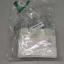 NBEADS 24 Pcs Small White Kraft Paper Bags with Window, 6.3x4.72x2.44inch Stand Up Gift Bag with Handles and Bowknot for Cookies Packaging Wedding Christmas Party Store Retail