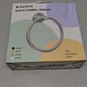 SetSail Towel Holder Screw-in Gold Towel Ring for Bathroom Wall Stainless Steel Hand Towel Holder for Bathroom, Kitchen Drill Hole (1 pack)