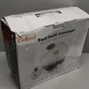 GEHONA Collapsible Foot Spa Bath with Heat, Foot Massager with Two Side Supports, Leakage Protector, Temperature Control, Bubbles, Red Light, Timer, Feet Spa Tub, Feet Soaker, Gifts (Black)