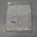 Set of 2 Decorative White Throw Pillow Covers 18x18 No Cusion Inserts, Boho Pillow Cases for Couch Sofa Bed Living Room, Soft Textured Chenille Case with Zipper Gift Home Deco, Greyish-White