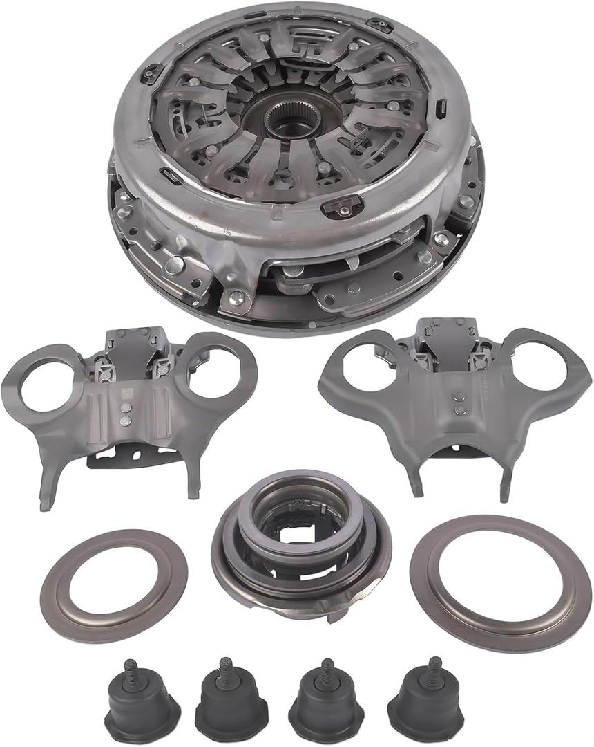 Transmission Dual Clutch Fork Kit 47783RP Replacement for Ford Fiesta 2011-2019 Ford Focus 2012-2017 6DCT250 DPS6 CA6Z-7515-J CA6Z-7515-K FA6Z-7B546-A F1FZ7B546B F1FZ-7B546-B