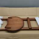 Yuxitia Folding Bar Stool Kitchen24 inch Folding Kitchen Counter Chair Portable Wooden Bar Stool Outdoor Shop Kitchen Restaurant Coffee Stool 1 (Brown)