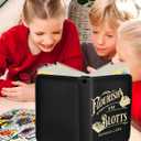 for 4 Pocket Card Binder with 440 Pockets - Trading Card Collection Album Folder for Men Boys Teens Bookstore Design for Sports Cards Game Cards with Zipper Hand Carrying Rope