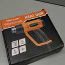 SEEKONE Heat Gun 1800W Heavy Duty Fast Heat Hot Air Gun Kit with 752&1112400-600 Dual-Temperature Settings and 4 Nozzles with Overheat Protection for Crafts, Shrinking PVC, Stripping Paint