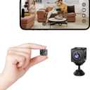 Hidden Camera - 1080 HD Nanny Camera - WiFi Wireless Cameras, Suitable for Office, Pet, and Baby Monitoring - Mini Camera with Motion Detection and App Control