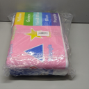 Kids Play Mat - Cartoon Kids Bedroom Rug Play Mat for Learning ABC Alphabet,Numbers,Animal,Colors,Season,Cute Classroom Rug for Children Girls Bedroom Decor,Pink,4.5x6 Feet