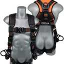 FRONTLINE FALL PROTECTION 105CFTB Combat™ Vest Style Harness with Front Side D-Rings and Suspension Trauma Straps (Universal) One Size