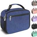 Kids Lunch Box for Boys Girls Lunch Bag Insulated Durable Lunchbox Children Lunch Tote Bag for School Dark Blue