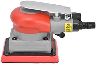 Pneumatic Sander Air Orbital Sander, Solid Alloy Steel Air Squares Sanding Machine 3 * 4 In 10000rpm Pneumatic Sander, Sanding Grinding Polishing Sander for Wood Metal Car Beauty