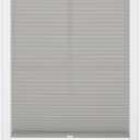 DEZ FURNISHINGS Cordless 1" Light Filtering Top Down Bottom Up Cellular Shade, 29"W x 64"H, Gray Cloud