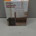 Space Heater, 1500W Electric Heaters Indoor Portable with Thermostat, PTC Fast Heating Ceramic Room Small Heater with Heating and Fan Modes for Bedroom, Office and Indoor Use