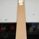 No Drill Blinds for Windows 1" Vinyl L-Shaped Slats Cordless Mini Blinds for Home, for Window Size 35" W  48" H Beige