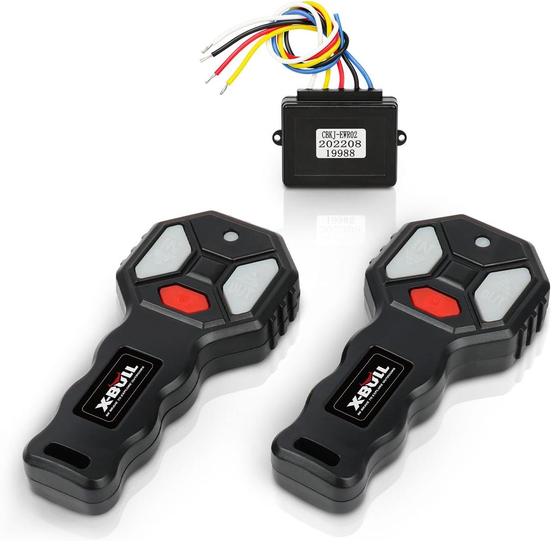 X-BULL New Wireless Winch 2 Remote Control Kit Handset Switch Car ATV SUV 12V