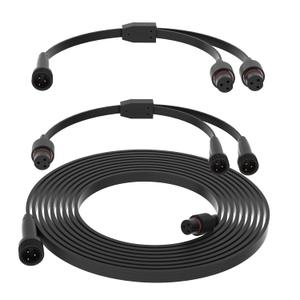 16FT Extension Cable Kit for Govee Permanent Outdoor Lighting,Extension Cable Compatible with Govee H705A H705B H705C H706A H706B H706C(Black)