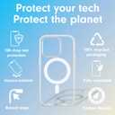 2 x Sonix Case for iPhone 15 Pro | Compatible with MagSafe | 10ft Drop Tested | Clear