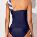 Tempt Me Two Piece Tankini Bathing Suits for Women One Shoulder Swim Top with Bottom Swimsuits S 