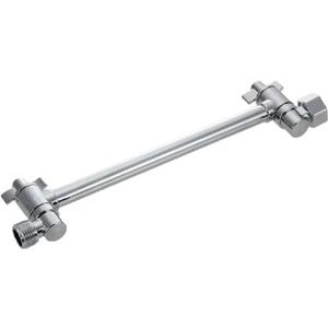 Shower Head Extension ABS Adjustable Shower Arm Universal Connection Adjust Angle to Upgrade 11Inch Anti-leak Extension(Silver)
