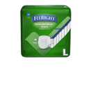 Medline Extended Wear Overnight Adult Briefs with Tabs, Maximum Absorbency Adult Diapers, Large (15 Count)