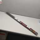 PVC Slide-On Door Bottom | Adjustable Plastic Weatherstrip Door Bottom with Drip Cap | 3 Feet (36-Inch) | for 1 3/4 Doors | Brown | Fits Gaps 3/8 to 7/8 | Made in The USA