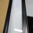 Hakuna Pets Black Glass Patio Pet Door for Sliding Doors, Small | Adjustable Height up to 83.5, Damage-Free or Permanent Install, Locking Panel Included