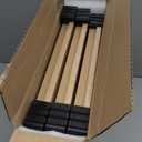 3Pack Kids Art Frames Natural Woodgrain, 10x12.5 Child Artwork Frame Without Mat Changeable Front Opening, 8.5x11 Frame With Mat, Children Storage Frame Holds Crafts, Drawing, Art Project, Schoolwork