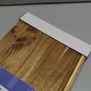 Non Toxic Wood Cutting Board - Conditioned with Natural Beeswax Flaxseed & Lemon Oil - Free of Mineral Oil - Made of FSC Certified Acacia Wood - 16" x 11" Thick Cutting Board by Ziruma