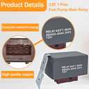 39400-SM4-003 Fuel Pump Main Relay Compatible with 1992-2001 Honda Civic Accord & Acura CL TL Integra - Replaces 39400-S10-003 39400-S01-A01 39400-S1-000 39400-SR3-003 RZ-0088