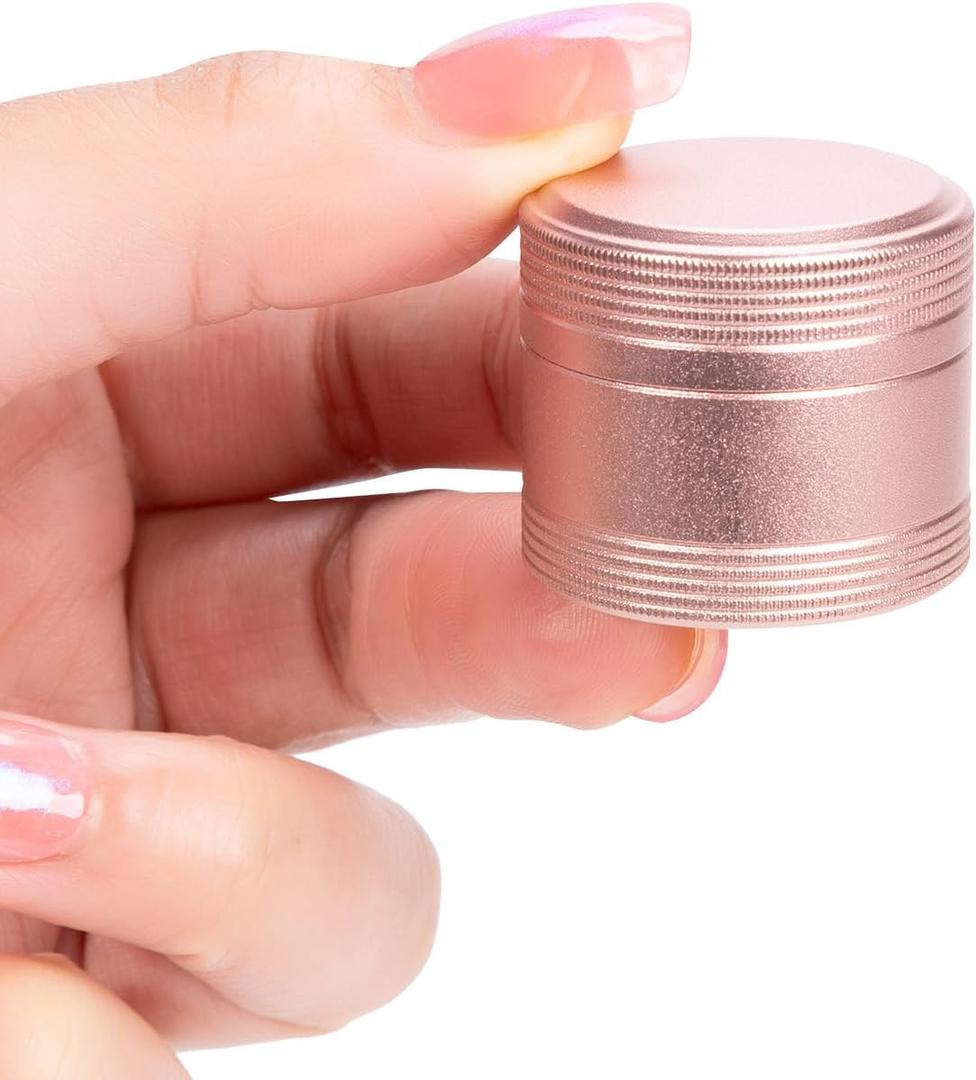 Portable Metal Pill Box Single Waterproof Pill Case for Daily - Pocket Purse Pill Container Medicine Organizer Holder for Vitamins Medication Fish Oils Pink (Mini)