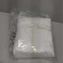 Shilucheng 4 Piece Queen Sheet Sets, Cooling Sheets, Blend Rayon Derived from Bamboo, Deep Pocket Up to 16", Breathable & Soft Bed Sheets, Hotel Silky Bedding Set, White