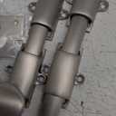 khtumeware 6 inches 2-Pack, Brushed Satin Nickel Solid Brass Dutch Door Surface Slide Latches & Slide Surface Bolts, Decorative Surface Slide Bolts for Windows and Doors